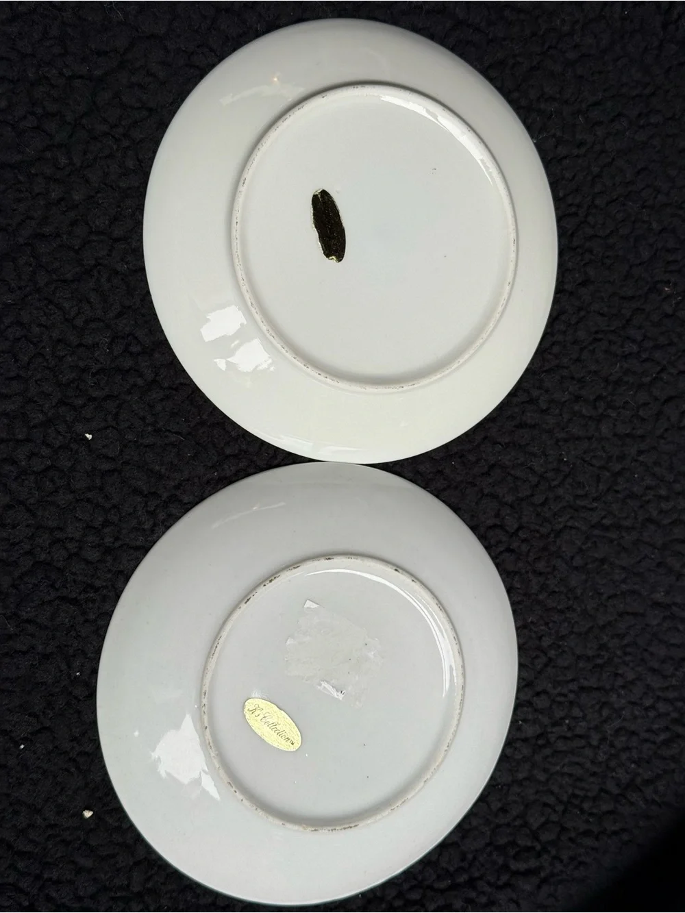 Vintage 1990s Ks Collection Imari Style Porcelain Plates Set Birds Flowers 6